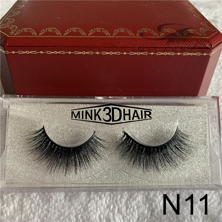 Wholesale real velour mink fur lashes